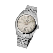 Islander Hi-Beat Automatic Dress Watch with Linen Dial #ISL-131 Tilt