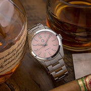Islander Hi-Beat Automatic Dress Watch with Cotton Candy Dial Lifestyle