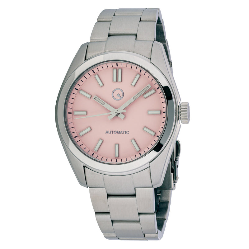 Islander Hi-Beat Automatic Dress Watch with Cotton Candy Dial Zoom