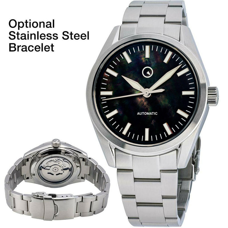Islander Automatic Watch with Black Mother of Pearl Dial #ISL-133 option