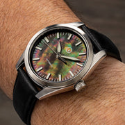 Islander Automatic Watch with Black Mother of Pearl Dial #ISL-133 Wrist