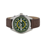 Islander Automatic Sport Watch with Green and Yellow Dial #ISL-137 Side