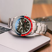 Islander Republic Swiss Automatic GMT Watch with Black Dial #ISL-138 lifestyle
