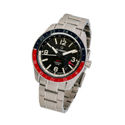 Islander Republic Swiss Automatic GMT Watch with Black Dial #ISL-138 tilt