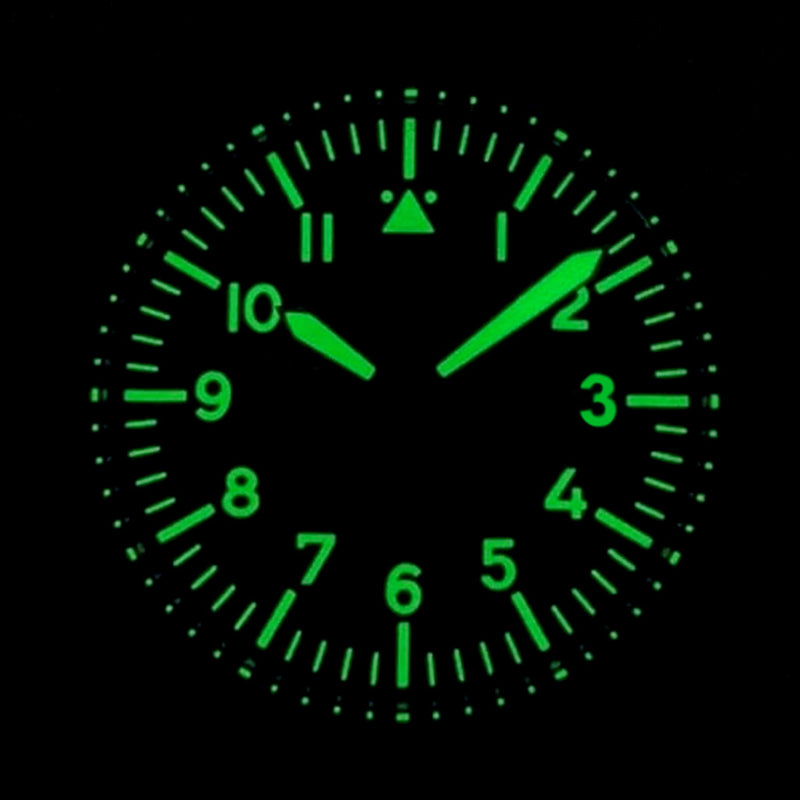 Islander Aviator Automatic Watch with Leather Strap and an Anti-Reflective Sapphire Crystal #ISL-14