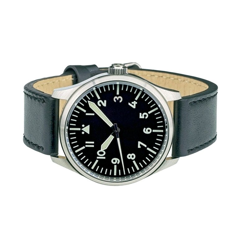 Islander Aviator Automatic Watch with Leather Strap and an Anti-Reflective Sapphire Crystal #ISL-14