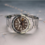 Islander Republic Swiss Automatic GMT Watch with Grey Dial #ISL-140 lifestyle
