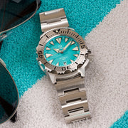 Islander Robin's Egg Blue Dial Automatic Dive Watch #ISL-143 Lifestyle
