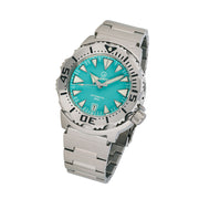 Islander Robin's Egg Blue Dial Automatic Dive Watch #ISL-143 tilt