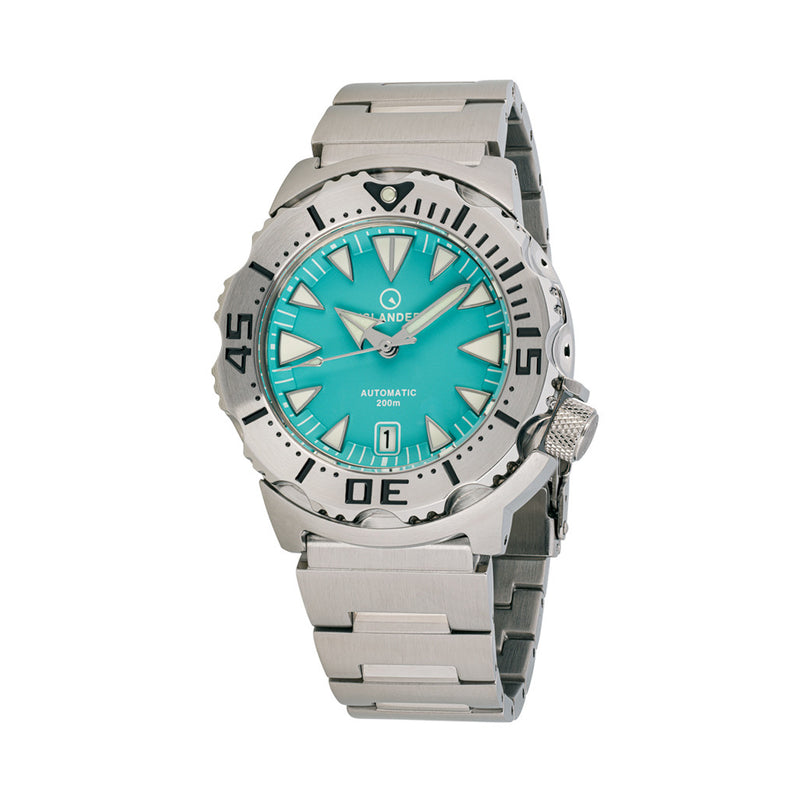Islander Robin's Egg Blue Dial Automatic Dive Watch #ISL-143
