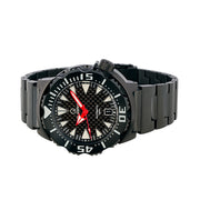 Islander Carbon Fiber Dial Automatic Dive Watch with DLC Case and Bracelet #ISL-144 side