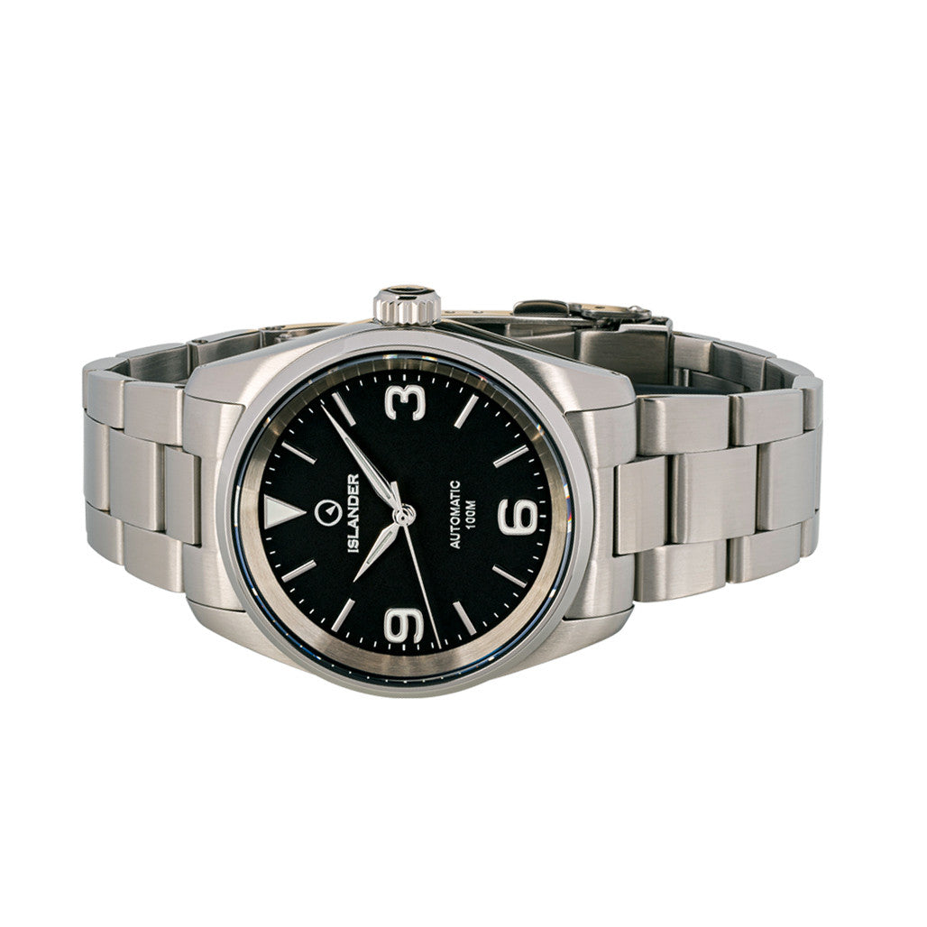 Islander Manhasset 36mm Automatic Watch with Black Dial #ISL-145