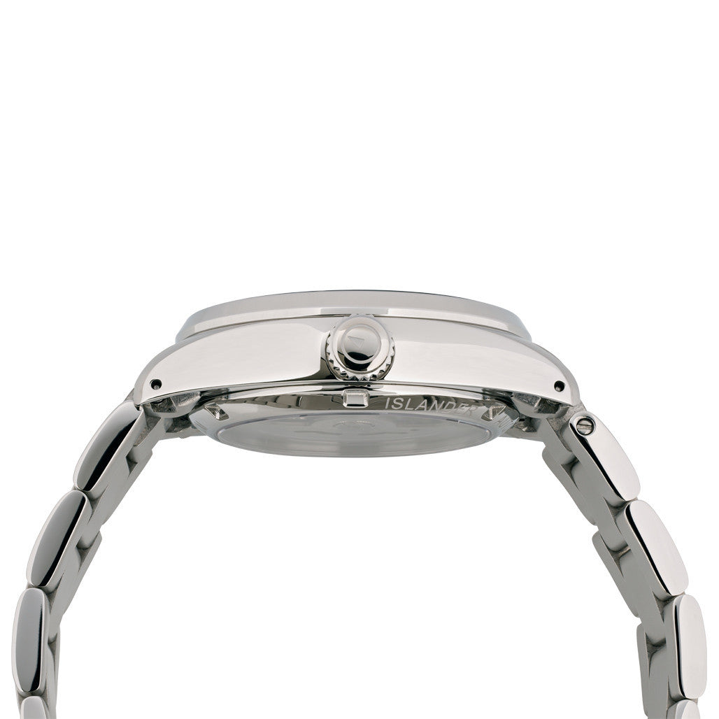 Islander Manhasset 36mm Automatic Watch with Pure White Dial #ISL