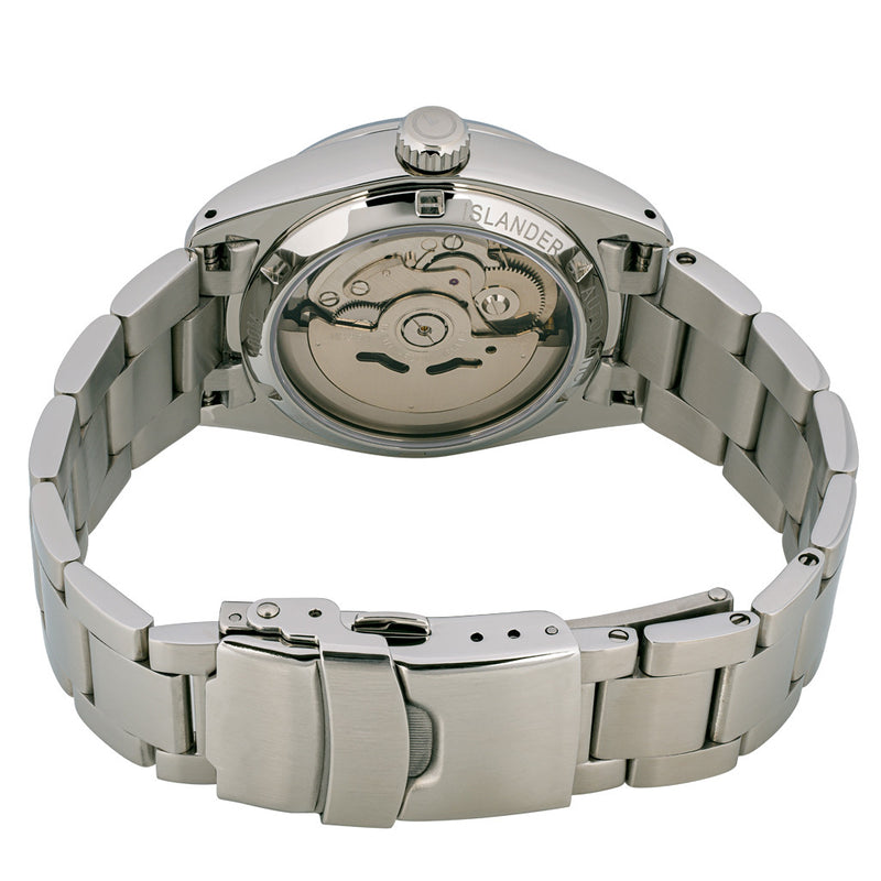 Islander Manhasset 36mm Automatic Watch with Cream Dial #ISL-147 back