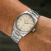 Islander Manhasset 36mm Automatic Watch with Cream Dial #ISL-147 wrist