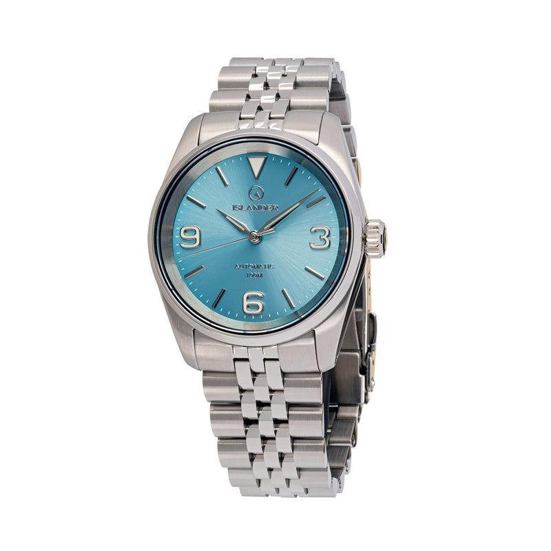 Islander Manhasset 36mm Automatic Watch with Ice Blue Dial #ISL-148