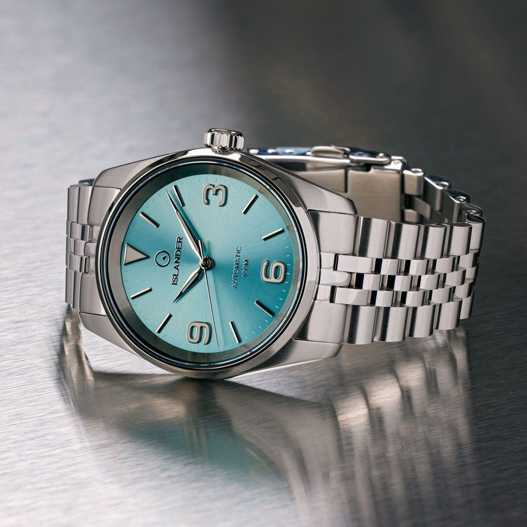 Islander Manhasset 36mm Automatic Watch with Ice Blue Dial #ISL