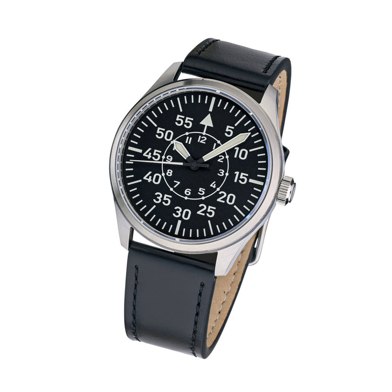 Islander Aviator Automatic Watch with Leather Strap and an Anti-Reflective Sapphire Crystal #ISL-15