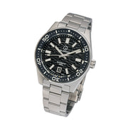 Islander Northport Hi-Beat Automatic Dive Watch with Black Ripple Dial #ISL-154 tilt