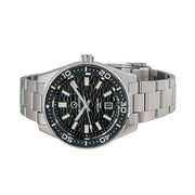 Islander Northport Hi-Beat Automatic Dive Watch with Black Ripple Dial #ISL-154 side
