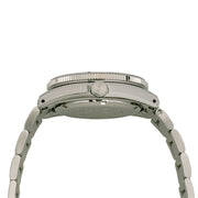 Islander Northport Hi-Beat Automatic Dive Watch with Black Ripple Dial #ISL-154 crown