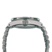 Islander Northport Hi-Beat Automatic Dive Watch with Ocean Blue and White Ripple Dial #ISL-195 crown