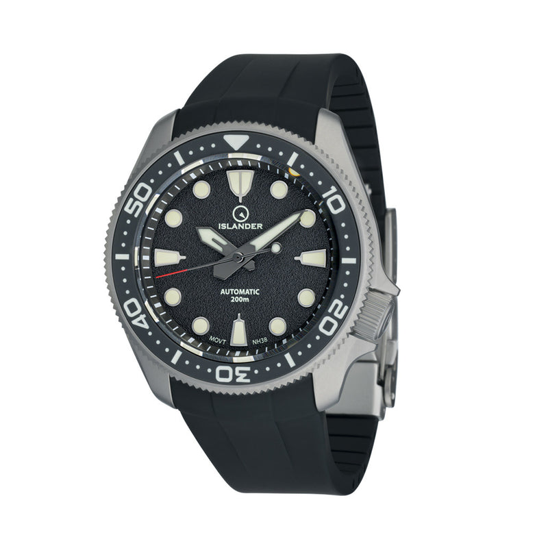 Islander Sands Point Titanium Diver with Black Sand Dial #ISL-158