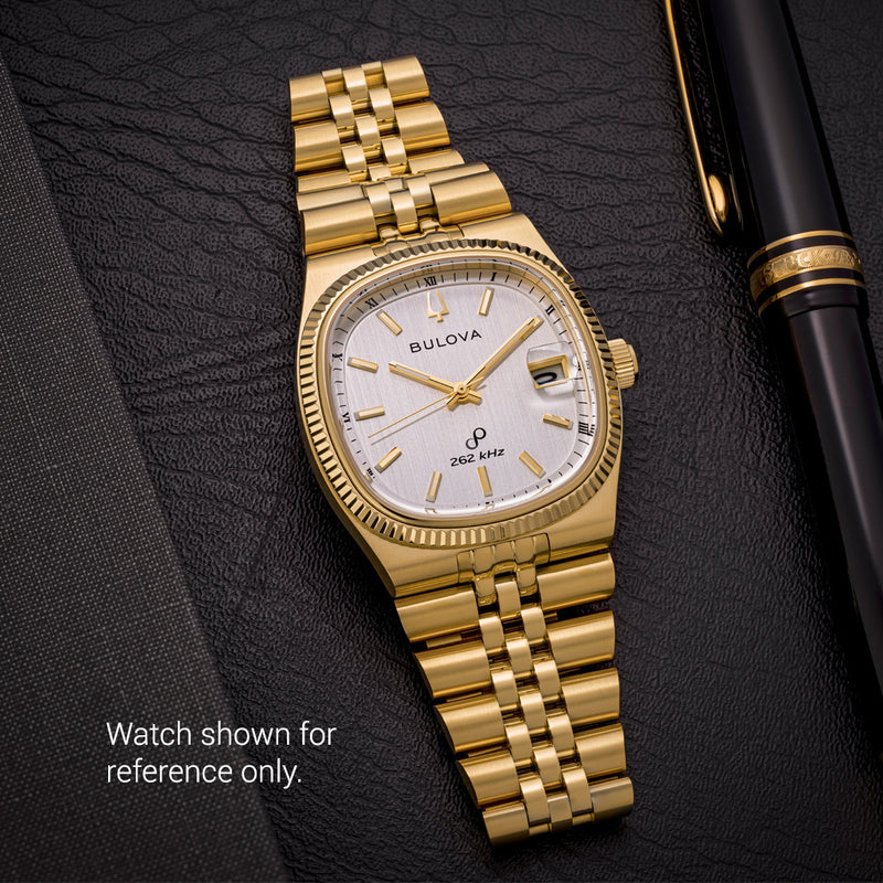 Islander Gold-Tone Bracelet for Bulova Super Seville #BRAC-158