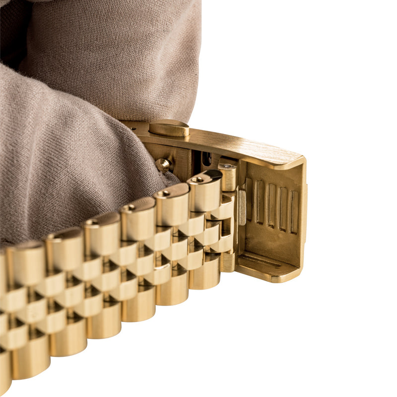 Islander Gold-Tone Bracelet for Bulova Super Seville #BRAC-158