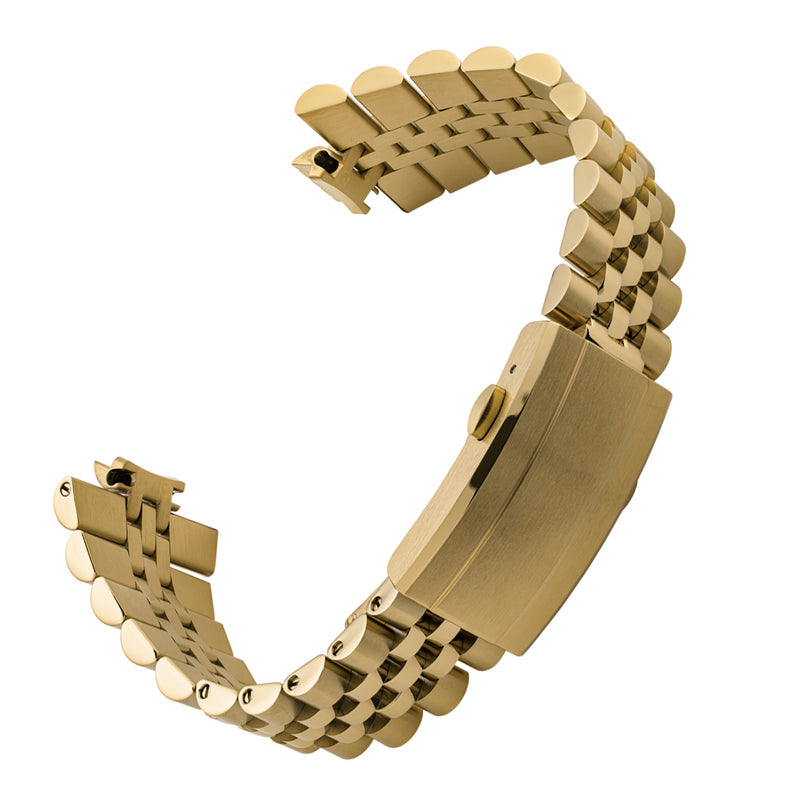 Islander Gold-Tone Bracelet for Bulova Super Seville #BRAC-158
