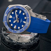 Islander Sands Point Titanium Diver with Blue Wave Dial #ISL-159 lifestyle