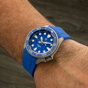 Islander Sands Point Titanium Diver with Blue Wave Dial #ISL-159 wrist