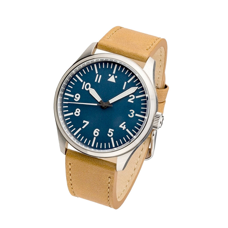 Islander Aviator Automatic Watch with Leather Strap and an Anti-Reflective Sapphire Crystal #ISL-16