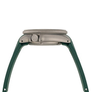 Islander Sands Point Titanium Diver with Green Kelp Dial #ISL-160 crown