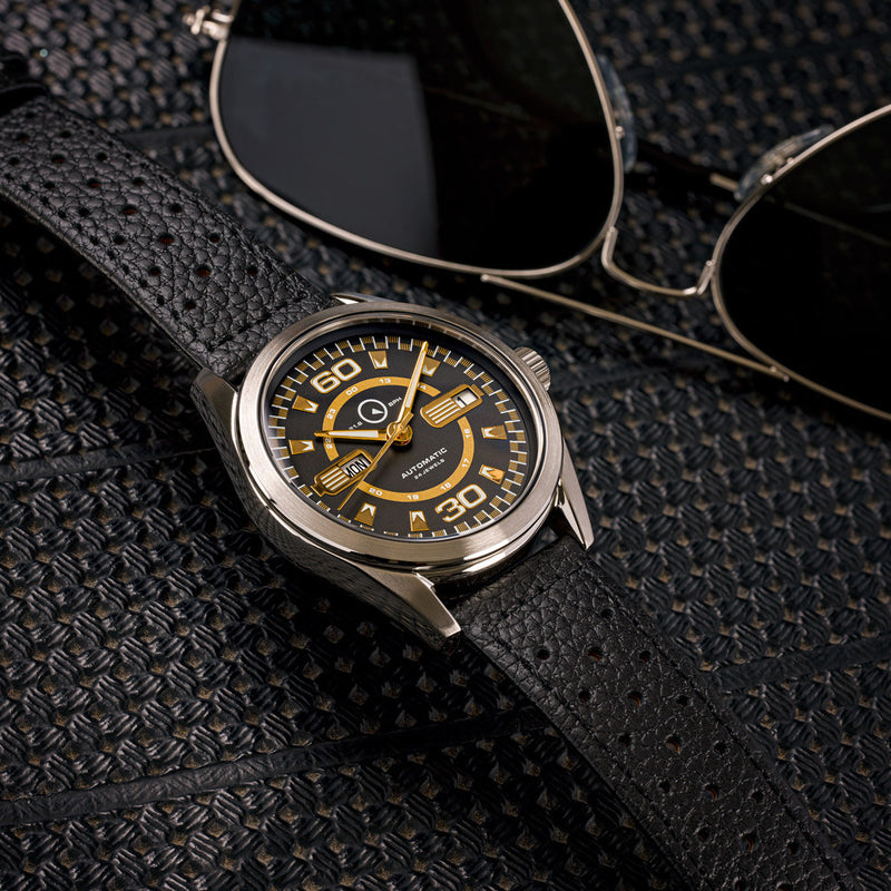 Islander DPA Automatic Watch with Black and Gold Dial #ISL-163 lifestyle
