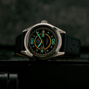 Islander DPA Automatic Watch with Black and Gold Dial #ISL-163 lume