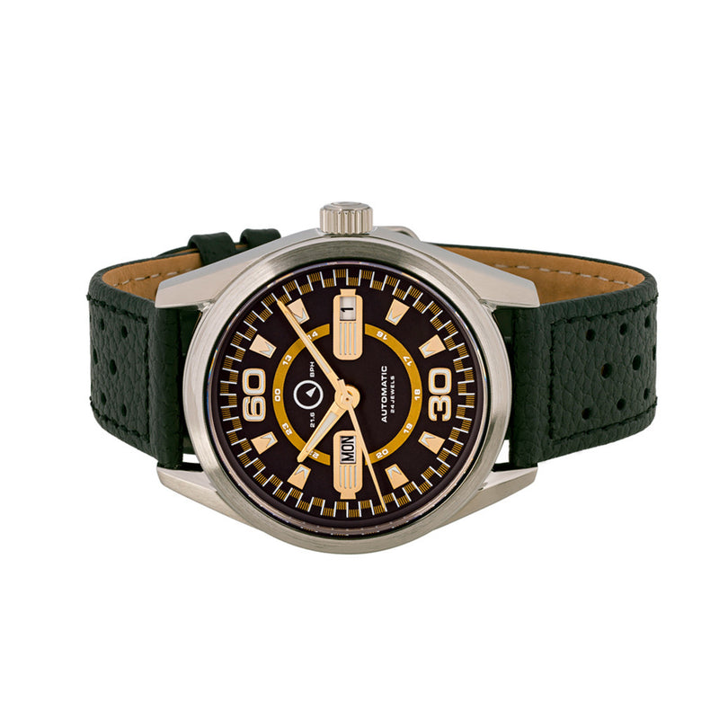 Islander DPA Automatic Watch with Black and Gold Dial #ISL-163 side