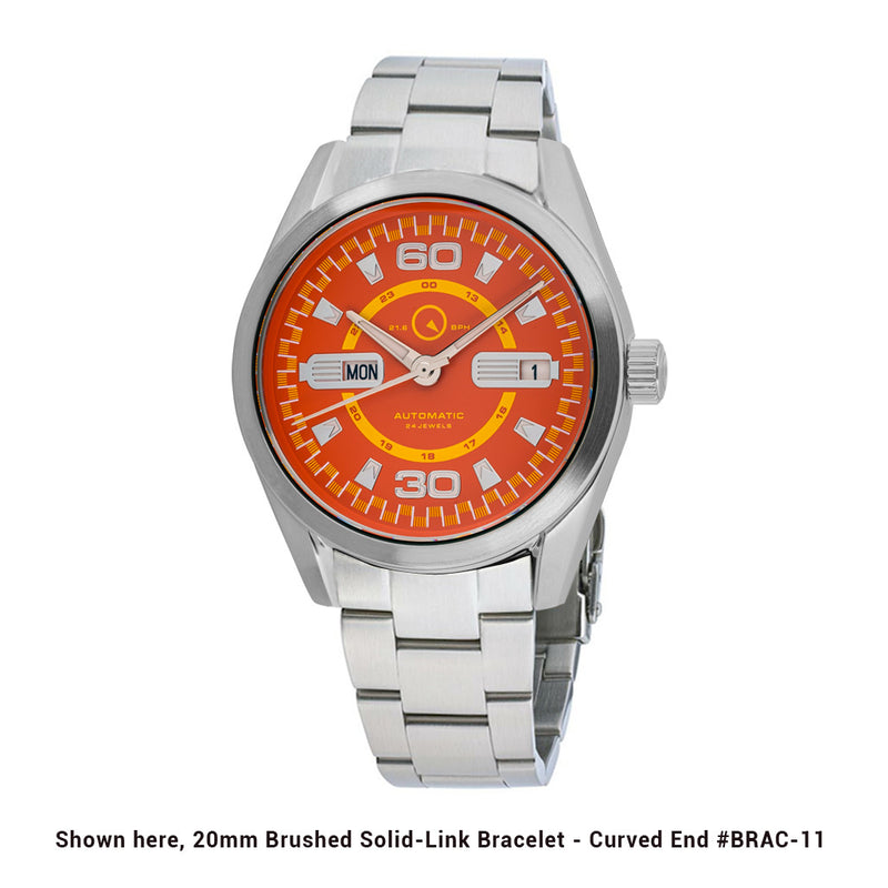 Islander DPA Automatic Watch with Red and Yellow Dial #ISL-164 option