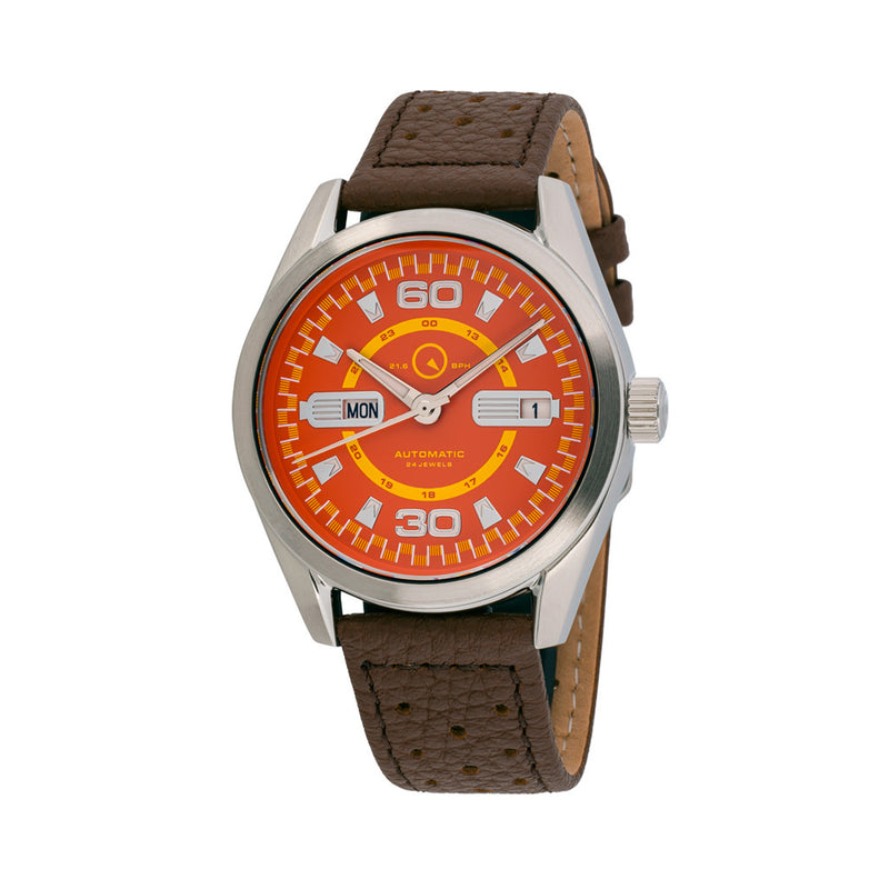 Islander Automatic Sport Watch with Red and Yellow Dial #ISL-164
