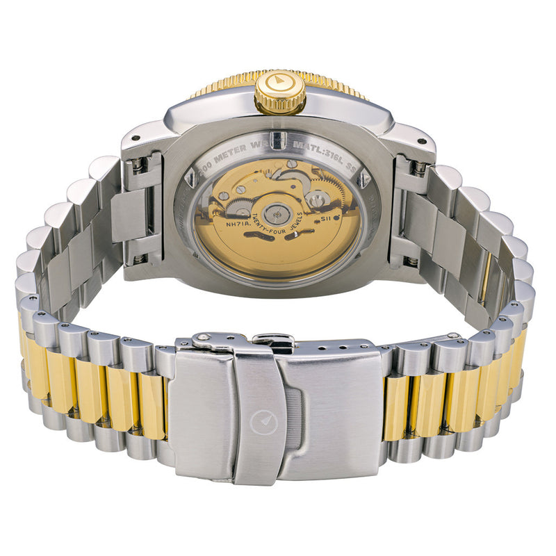 Islander Baiting Hollow Gilded Skeleton Dive Watch #ISL-165