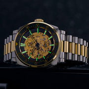 Islander Baiting Hollow Gilded Skeleton Dive Watch #ISL-165