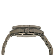 Islander Roslyn Gun Metal Dive Watch with Black Dial #ISL-168 crown