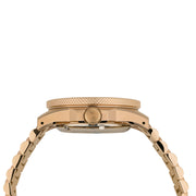 Islander Roslyn Rose Gold Dive Watch with Chocolate Brown Dial #ISL-169 crown
