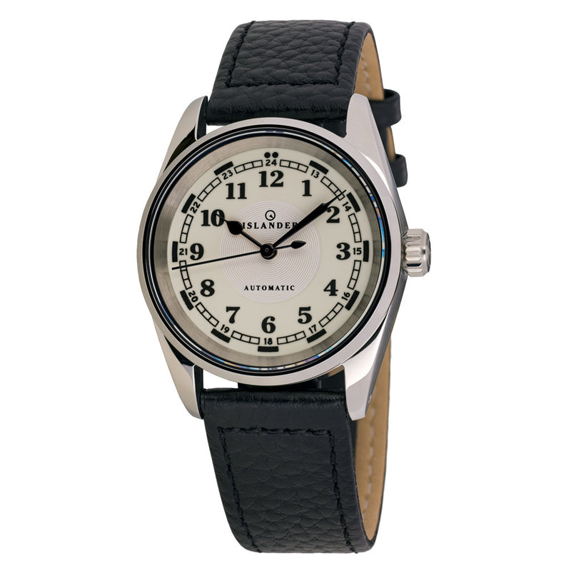 Islander Penn Automatic Railroad Watch with Lume Dial #ISL-170 zoom