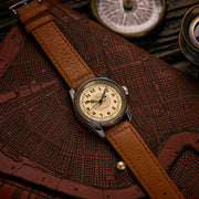 Islander Penn Automatic Railroad Watch with Vintage Gold Dial #ISL-171 lifestyle