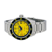 Islander "Bumble-Bee" Bayport 40mm Automatic Dive Watch with Yellow Dial #ISL-172 side
