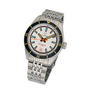 Islander Port Jefferson Skin Diver Automatic Watch with White Dial #ISL-176 tilt