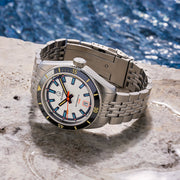Islander Port Jefferson Skin Diver Automatic Watch with White Dial #ISL-176 lifestyle