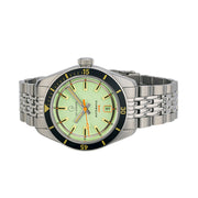 Islander Port Jefferson Skin Diver Automatic Watch with Caribbean Green Dial #ISL-177 side