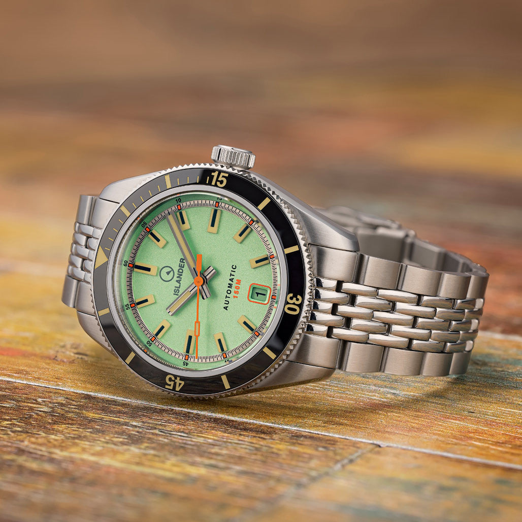 Islander Port Jefferson Skin Diver Automatic Watch with Caribbean